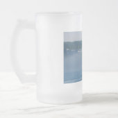 霧を通した壮大なホテル フロストグラスビールジョッキ (左)