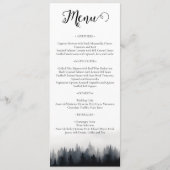 霧ミニマルの多いトウヒの森の結婚自然 メニュー (正面)