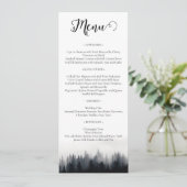 霧ミニマルの多いトウヒの森の結婚自然 メニュー (スタンド正面)