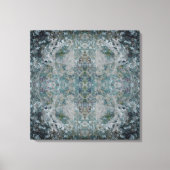 霧モダンの中で抽象芸術アートの一種 キャンバスプリント (正面)