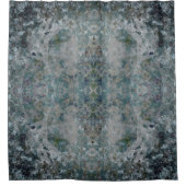 霧モダンの中で抽象芸術アートの一種 シャワーカーテン (正面)