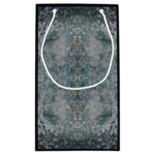 霧モダンの中で抽象芸術アートの一種 スモールペーパーバッグ (裏面)