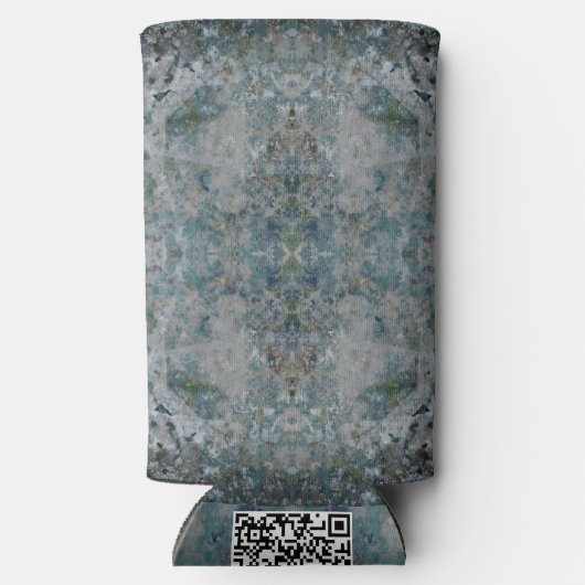 霧モダンの中で抽象芸術アートの一種 スリム缶クーラー (裏面)