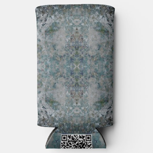 霧モダンの中で抽象芸術アートの一種 スリム缶クーラー (正面)