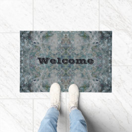 霧モダンの中で抽象芸術アートの一種 ドアマット