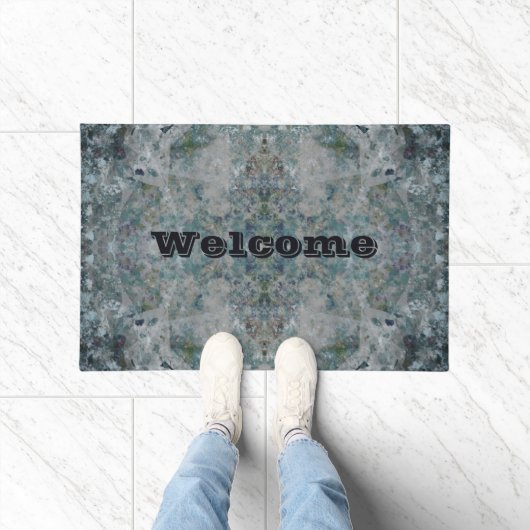 霧モダンの中で抽象芸術アートの一種 ドアマット (室内)