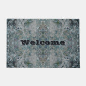 霧モダンの中で抽象芸術アートの一種 ドアマット (正面)