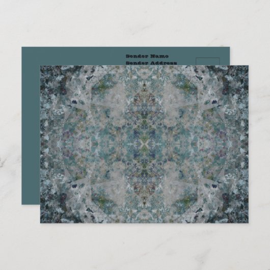 霧モダンの中で抽象芸術アートの一種 ポストカード (正面/裏面)