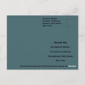 霧モダンの中で抽象芸術アートの一種 ポストカード (裏面)