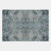 霧モダンの中で抽象芸術アートの一種 ラッピングペーパーシート (正面2)