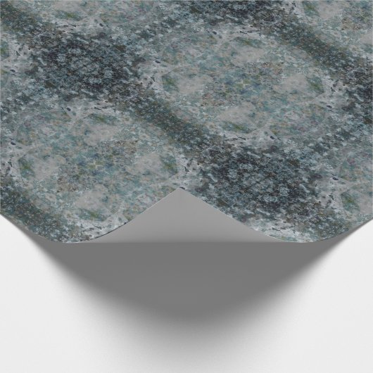 霧モダンの中で抽象芸術アートの一種 ラッピングペーパー (角)