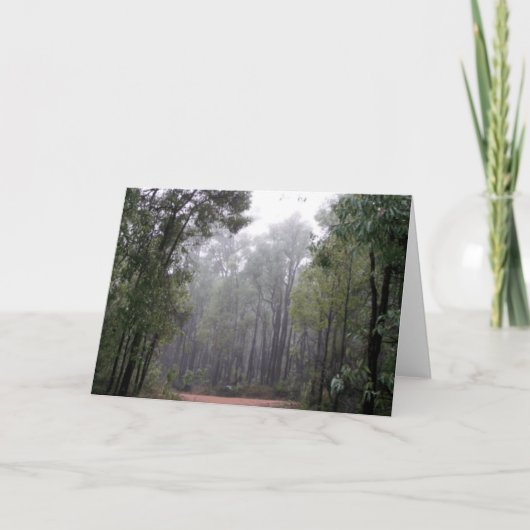 霧及びEucalypts カード (正面)