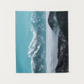 霧威厳のあるの谷を越えて登る山々 タペストリー (正面)