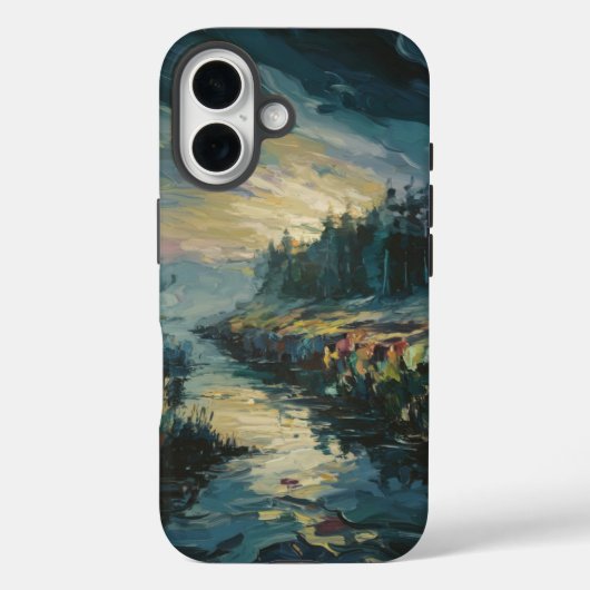 霧景色アート Case-Mate iPhoneケース (裏面)