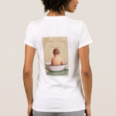 霧深いベビーシャワー Tシャツ (裏面)