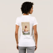 霧深いベビーシャワー Tシャツ (裏面フル)