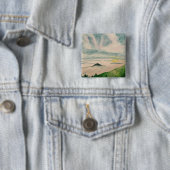 霧深い丘の頂上Pin 缶バッジ (インサイチュ)