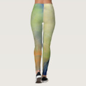 霧深い朝のカラス レギンス (裏面)