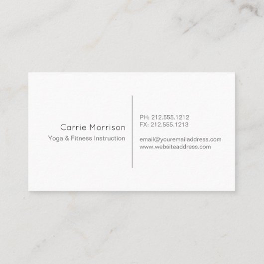 霧深い木の名刺 名刺 (裏面)