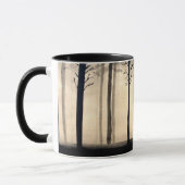 霧深い森林マグ マグカップ (左)