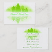 霧深い湖の名刺 名刺 (正面/裏面)