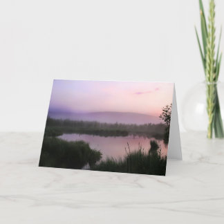 霧深い谷 カード