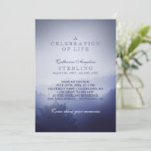 霧深く青い森|生命のお祝い 招待状 (スタンド正面)