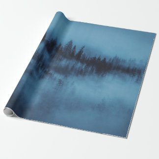 霧状の松林 ラッピングペーパー