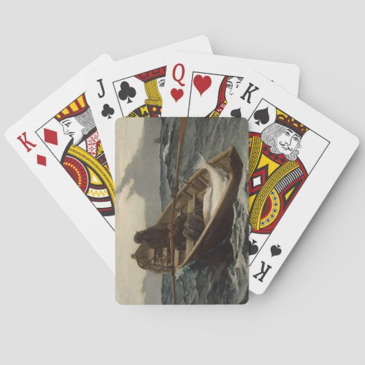 霧警告の音（ウィンズローホーマーによる） トランプ (裏面)