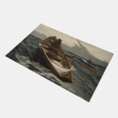 霧警告の音（ウィンズローホーマーによる） ドアマット (アングル)