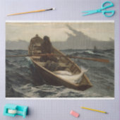 霧警告の音(ウィンズローホーマーによる) 薄葉紙 (クラフト)