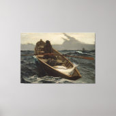 霧警告の キャンバスプリント (正面)