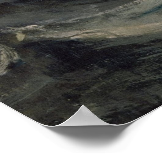 霧警告の ポスター (角)