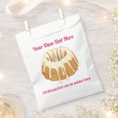 霧雨の釉薬と完璧なバンド – Guglhupf Cake フェイバーバッグ (クリップ留めされた状態)