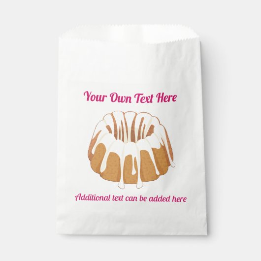 霧雨の釉薬と完璧なバンド – Guglhupf Cake フェイバーバッグ (正面)