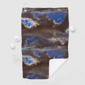 霧雨の降る変位を持つ非常に素朴な暗雲 ゴルフタオル (インサイチュ)