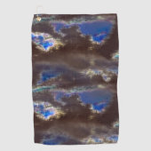 霧雨の降る変位を持つ非常に素朴な暗雲 ゴルフタオル (正面)