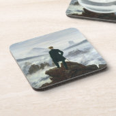 霧1818年の海の上の放浪者 コースター (左側)