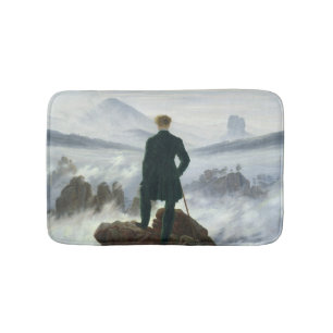 霧1818年の海の上の放浪者 バスマット