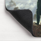 霧1818年の海の上の放浪者 マウスパッド (コーナー)