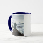 霧1818年の海の上の放浪者 マグカップ (正面左)