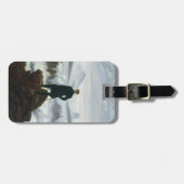 霧1818年の海の上の放浪者 ラゲッジタグ (正面横)