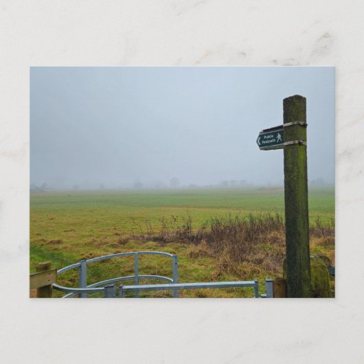 霧 ポストカード (正面)