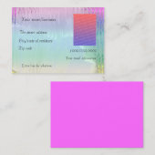 霧 名刺 (正面/裏面)