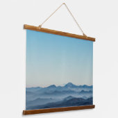 霧、層、丘や山 吊り下げ型タペストリー (傾斜あり)