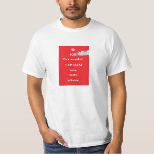 霧! 平静を保って下さい Tシャツ