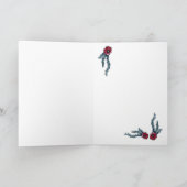 霧-空白のなカードからのケシ、 カード (内部)