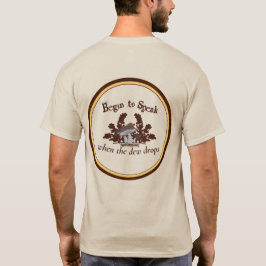 露が滴るときに話し始める メンズTシャツ Tシャツ