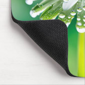 露が滴るデイジー マウスパッド (コーナー)