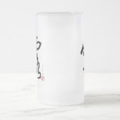 露と雲の書日本の跡 フロストグラスビールジョッキ (中央)